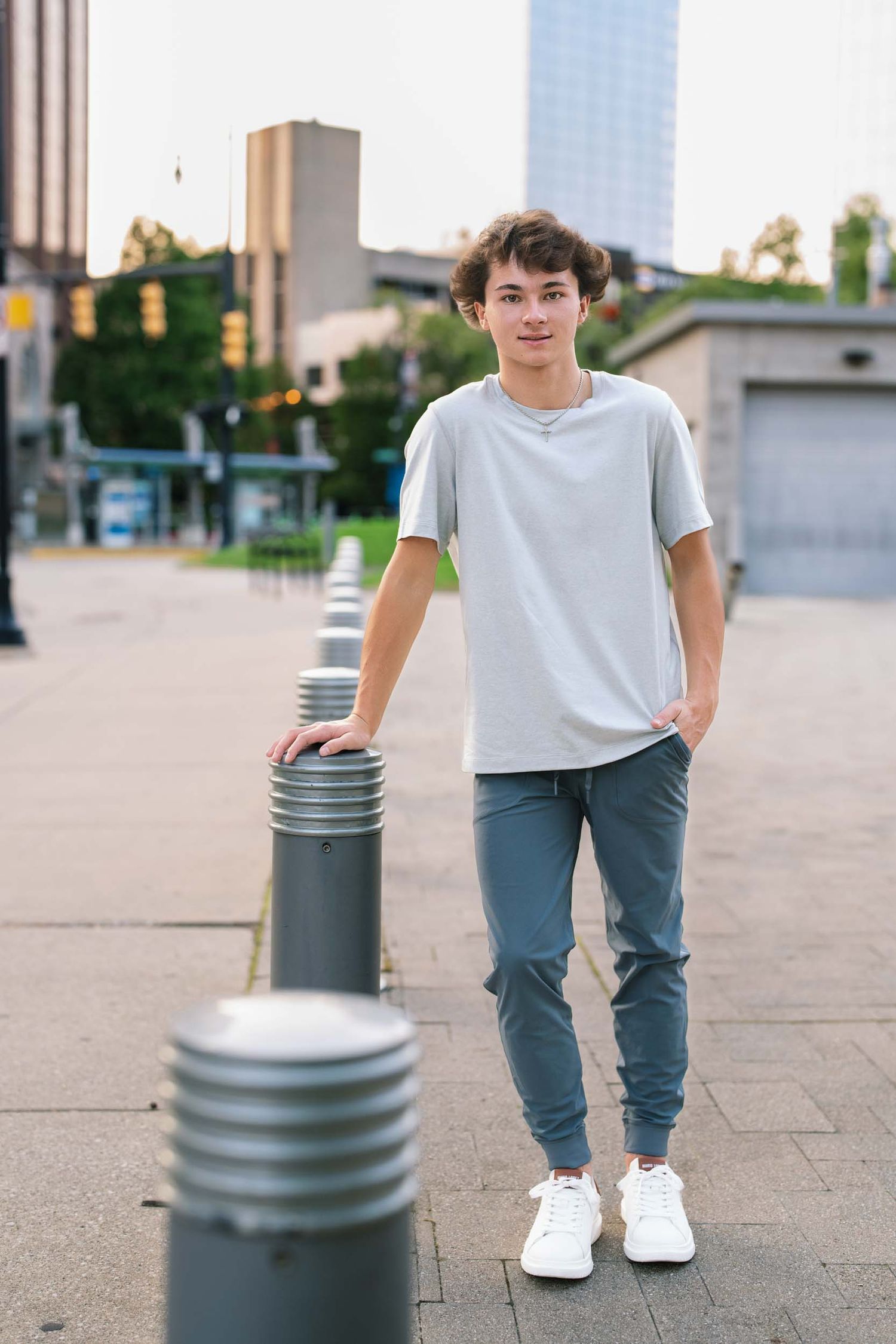 Urban senior portrait