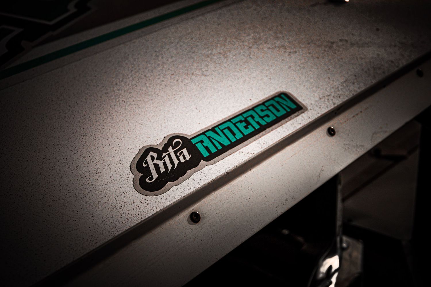 Top of a racecar