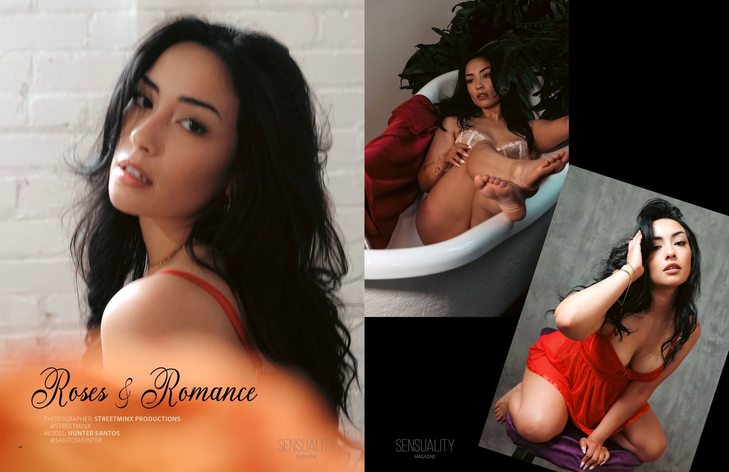 A romantic photography collection featuring soft lighting and warm tones.