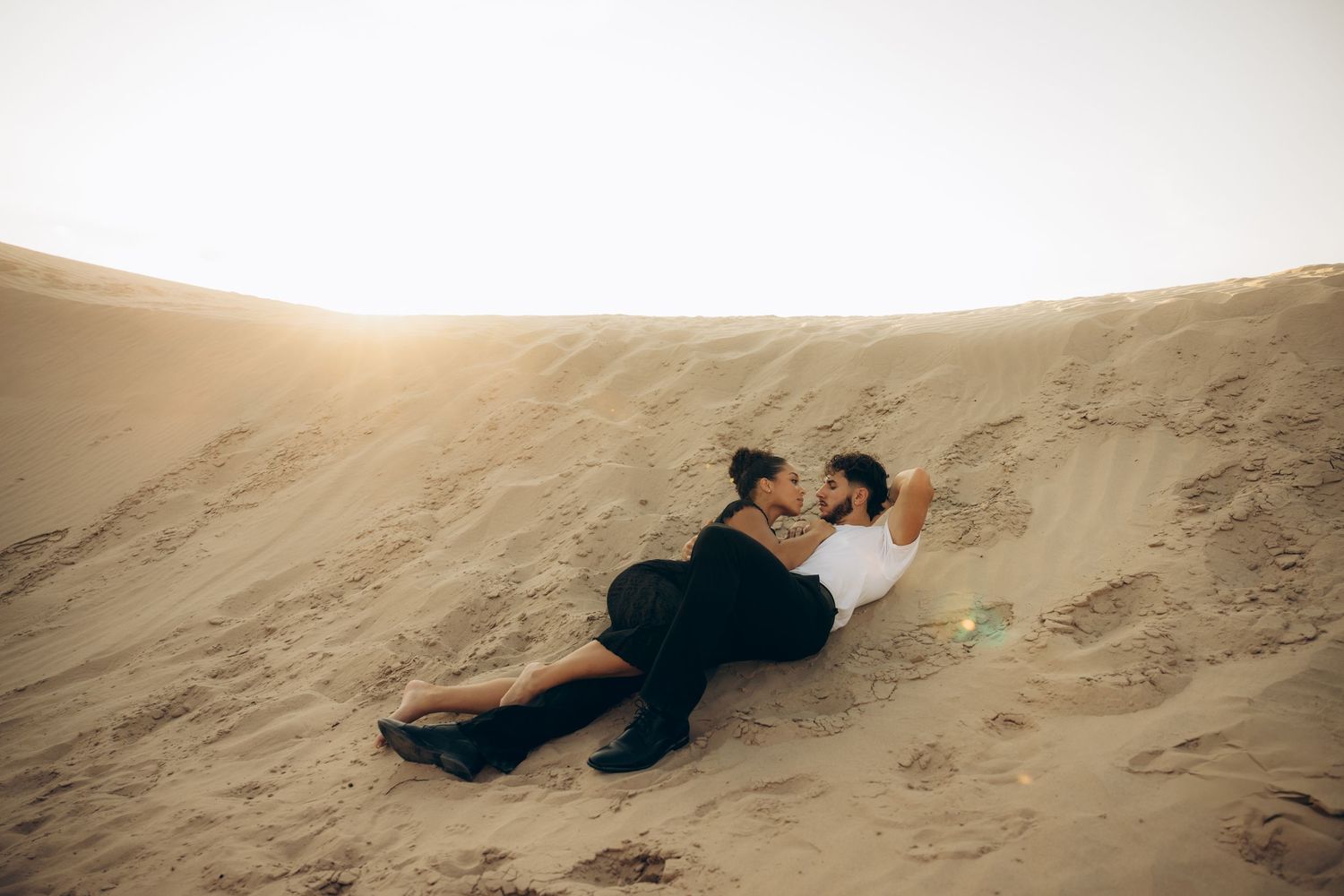 Couples session at the Sand Dunes in Utah.