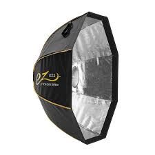 Photographic studio lighting umbrella and softbox setup showing multiple angles and views for professional photography.