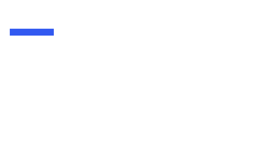 White Mistaker maker text logo with blue accent line on black background.