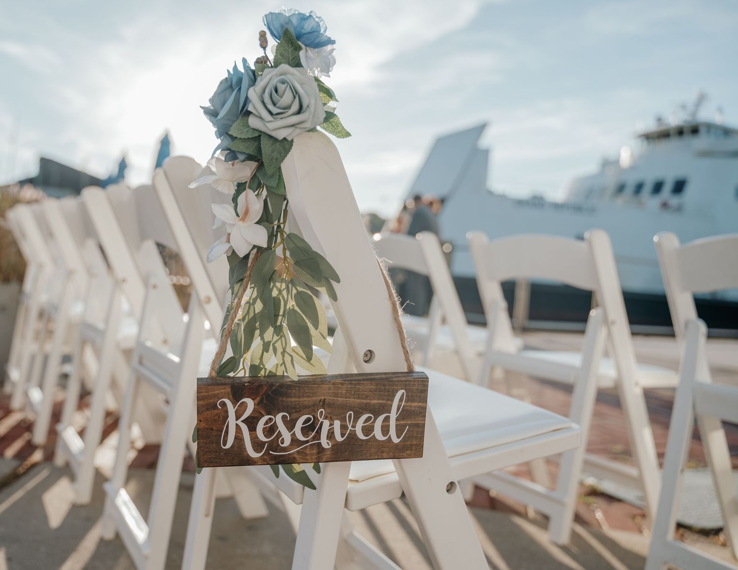 Details from a ceremony at Danfords in Port Jefferson