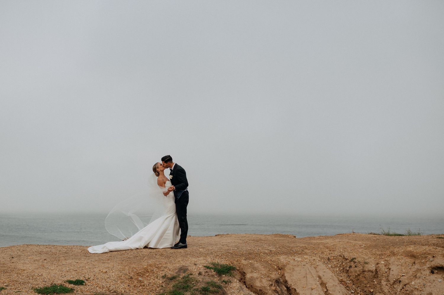 Bridal Portraits at Camp Hero State Park, Montauk