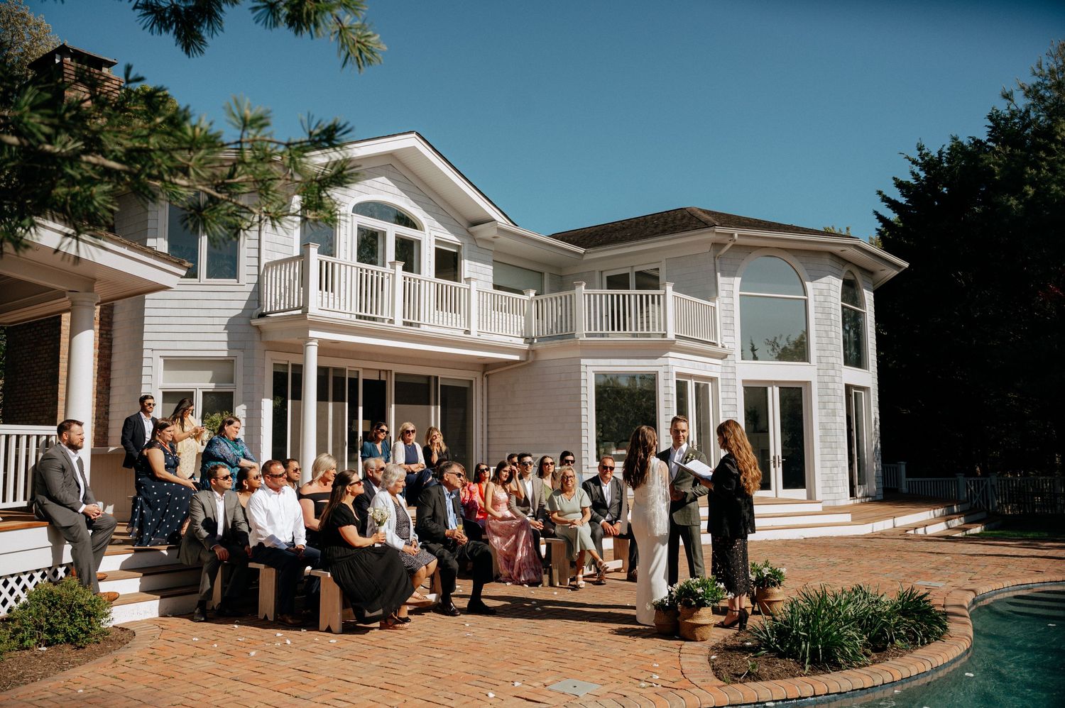 A private ceremony in Southampton, NY