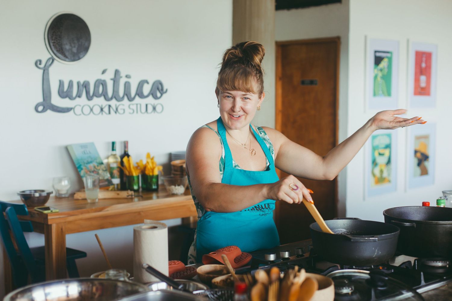 Colombia travel photographer. Cooking class in Colombia at Lunatico Cooking Studio