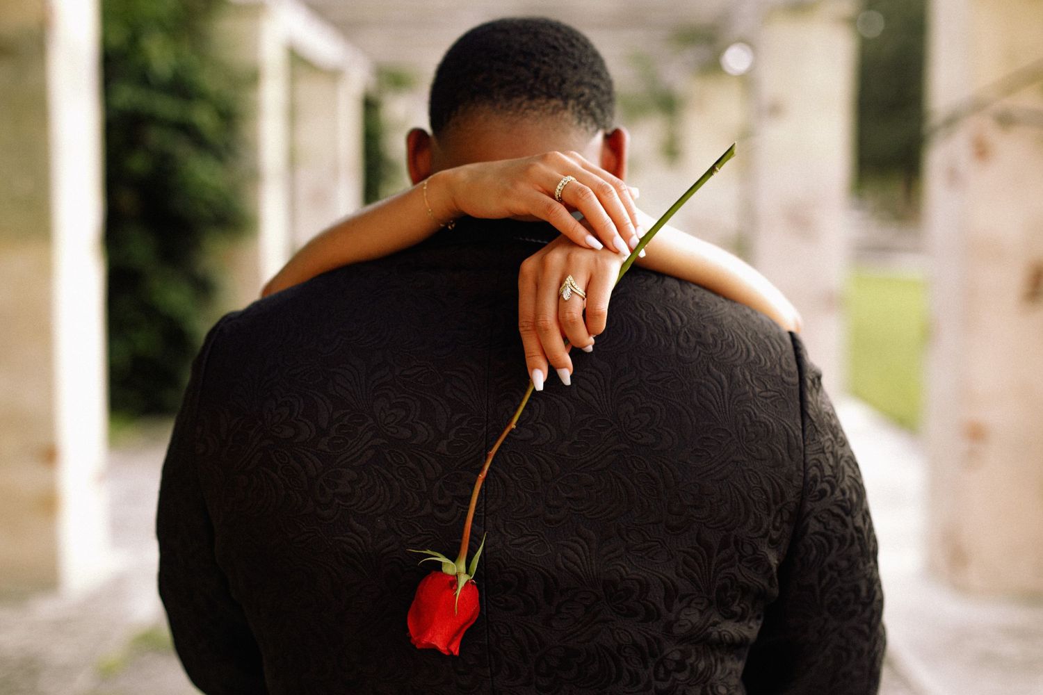 Engagement Photoshoot at Coral Gables Entrance Park