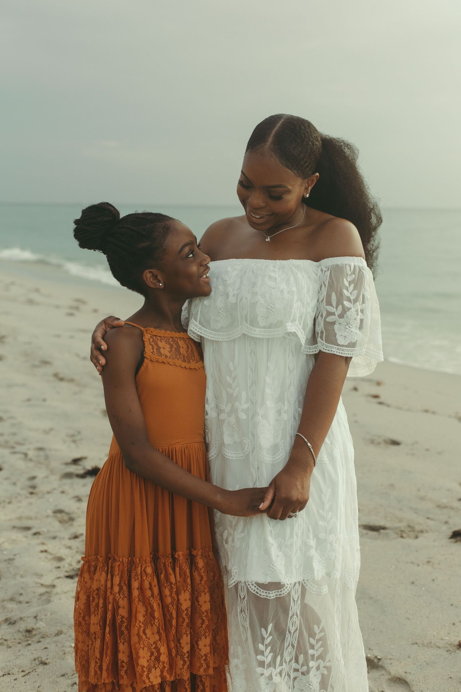 Family Photoshoot on the beach in Hollywood, FL.
