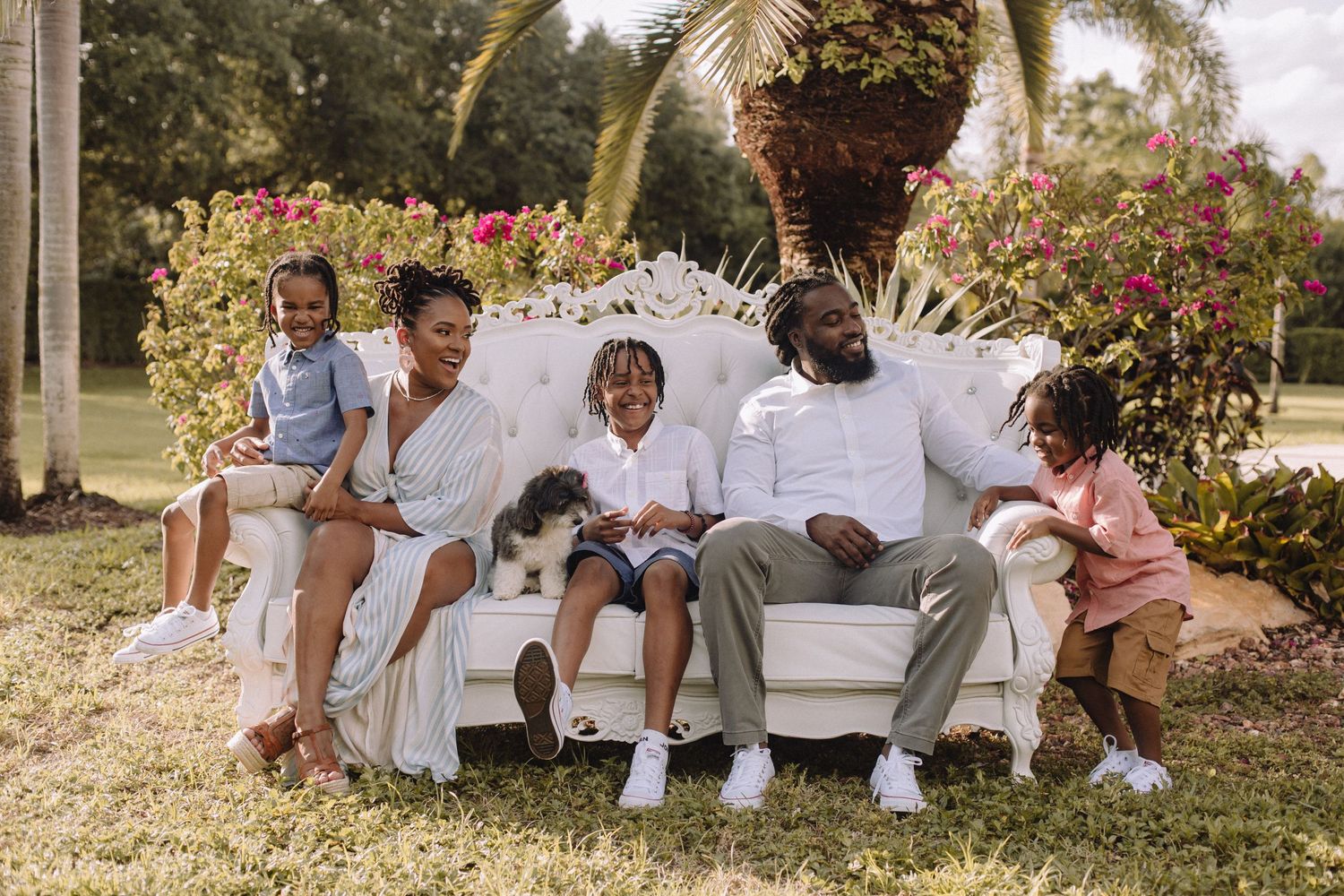 Davie family photoshoot at home