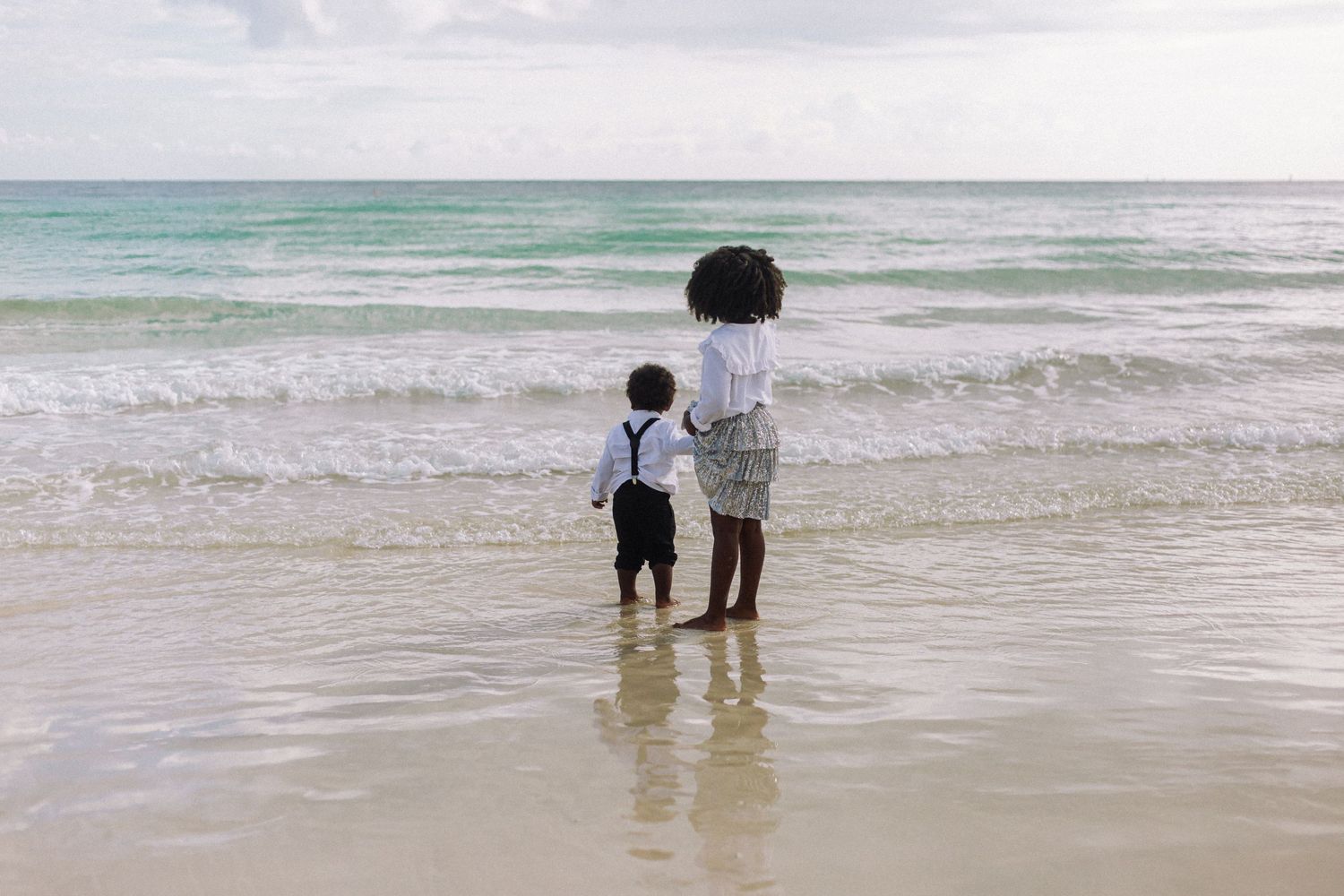 Holiday Family portraits at the beach in Miami, FL.