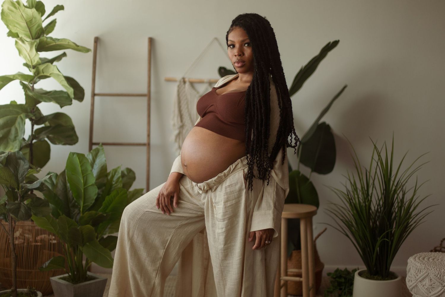 Miami maternity and family photoshoot