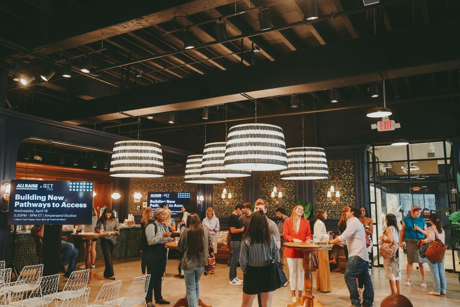 Event photography at Ampersand Studio in Miami, FL.