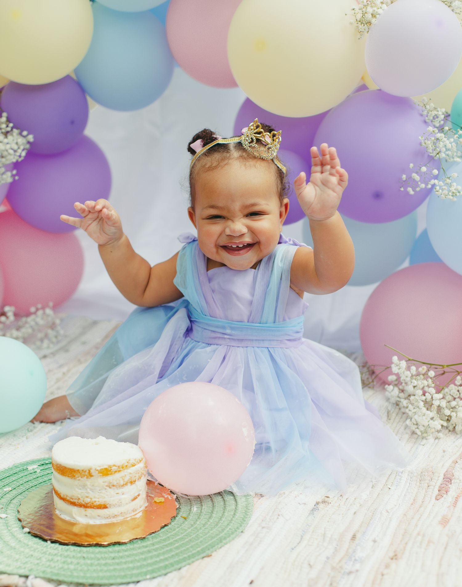 Baby's birthday photoshoot in Plantation, FL. Miami, FL.