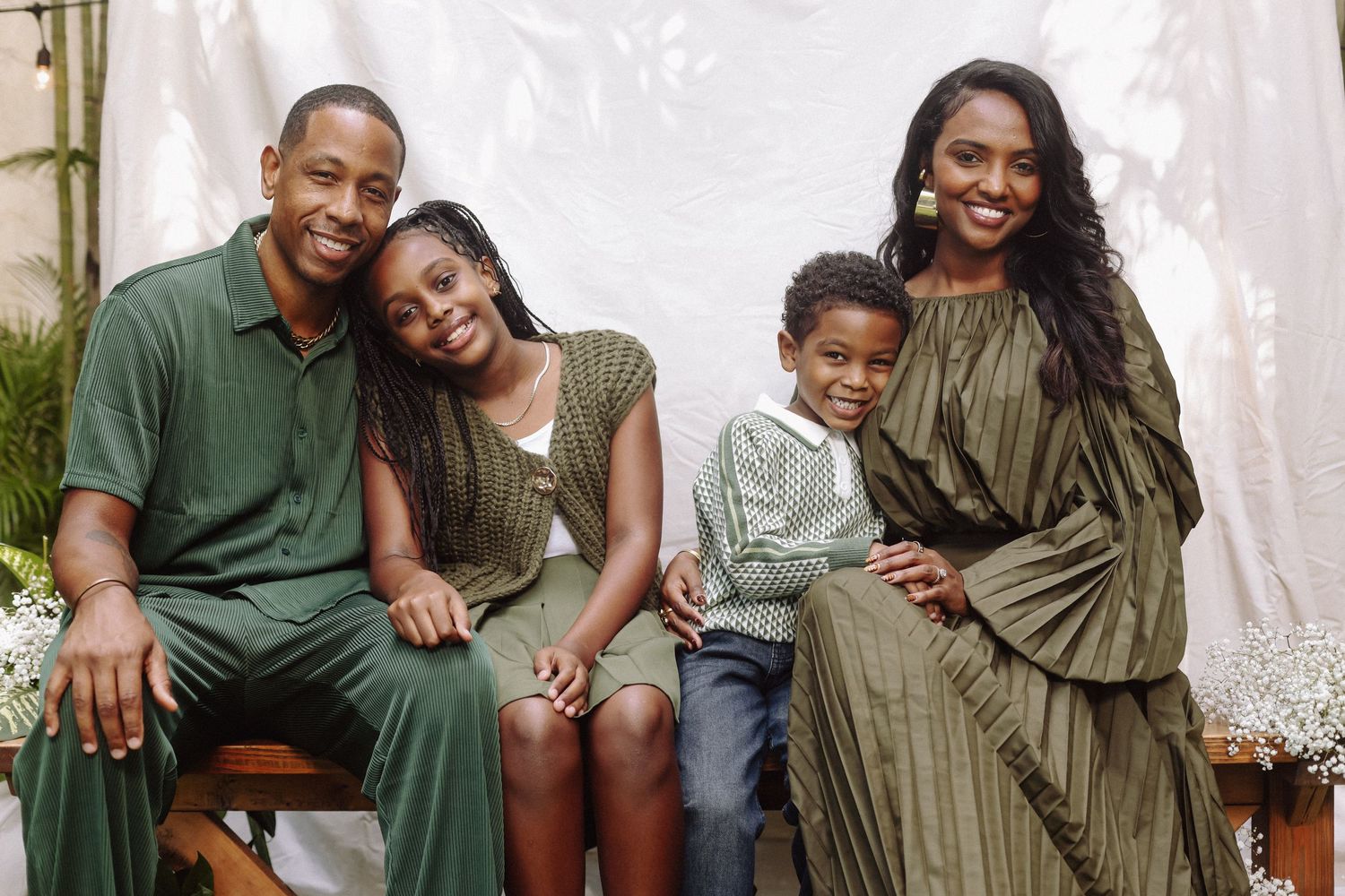 Holiday Family portraits at home in Miami, FL.