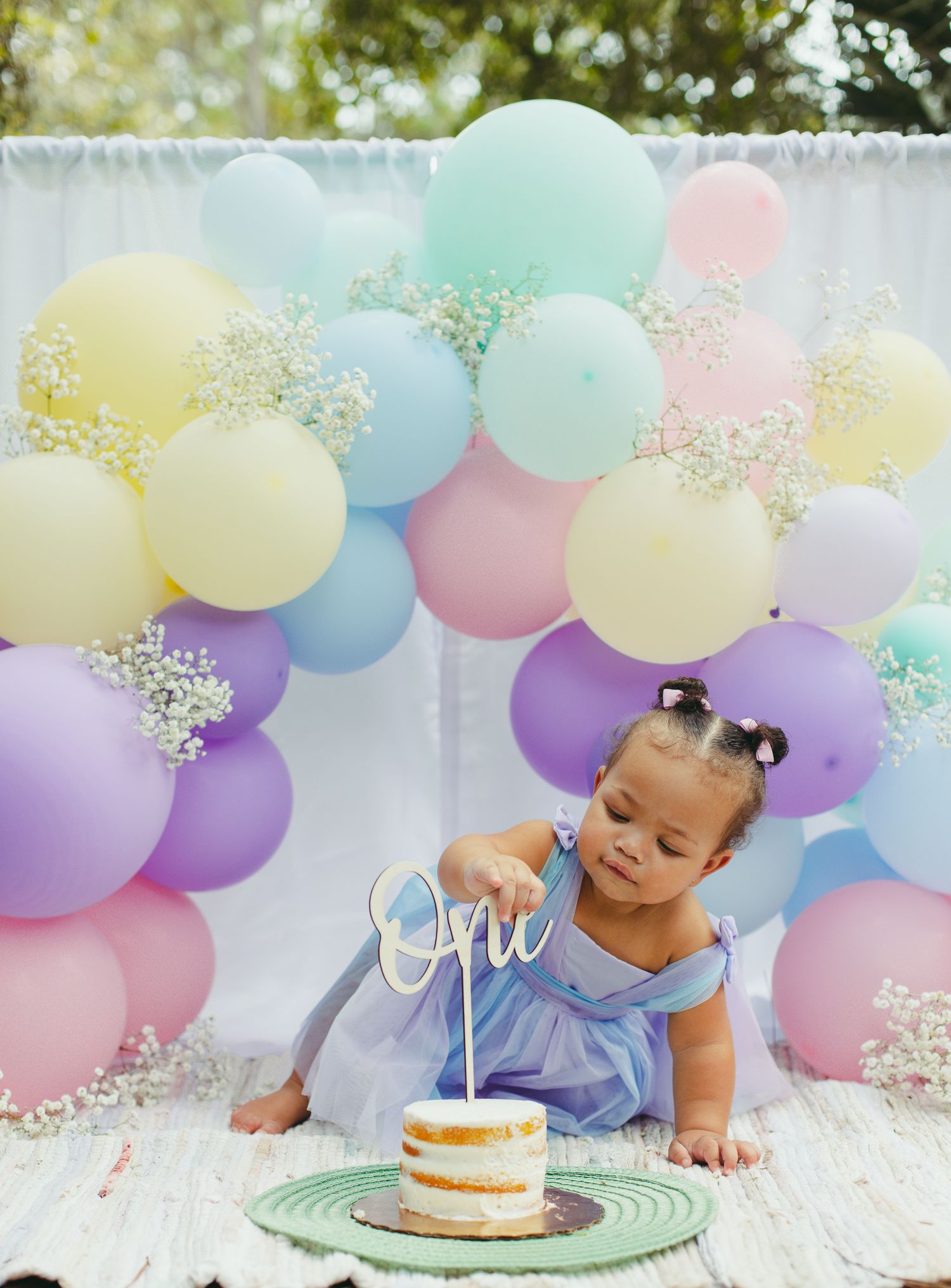 Baby's birthday photoshoot in Plantation, FL. Miami, FL.