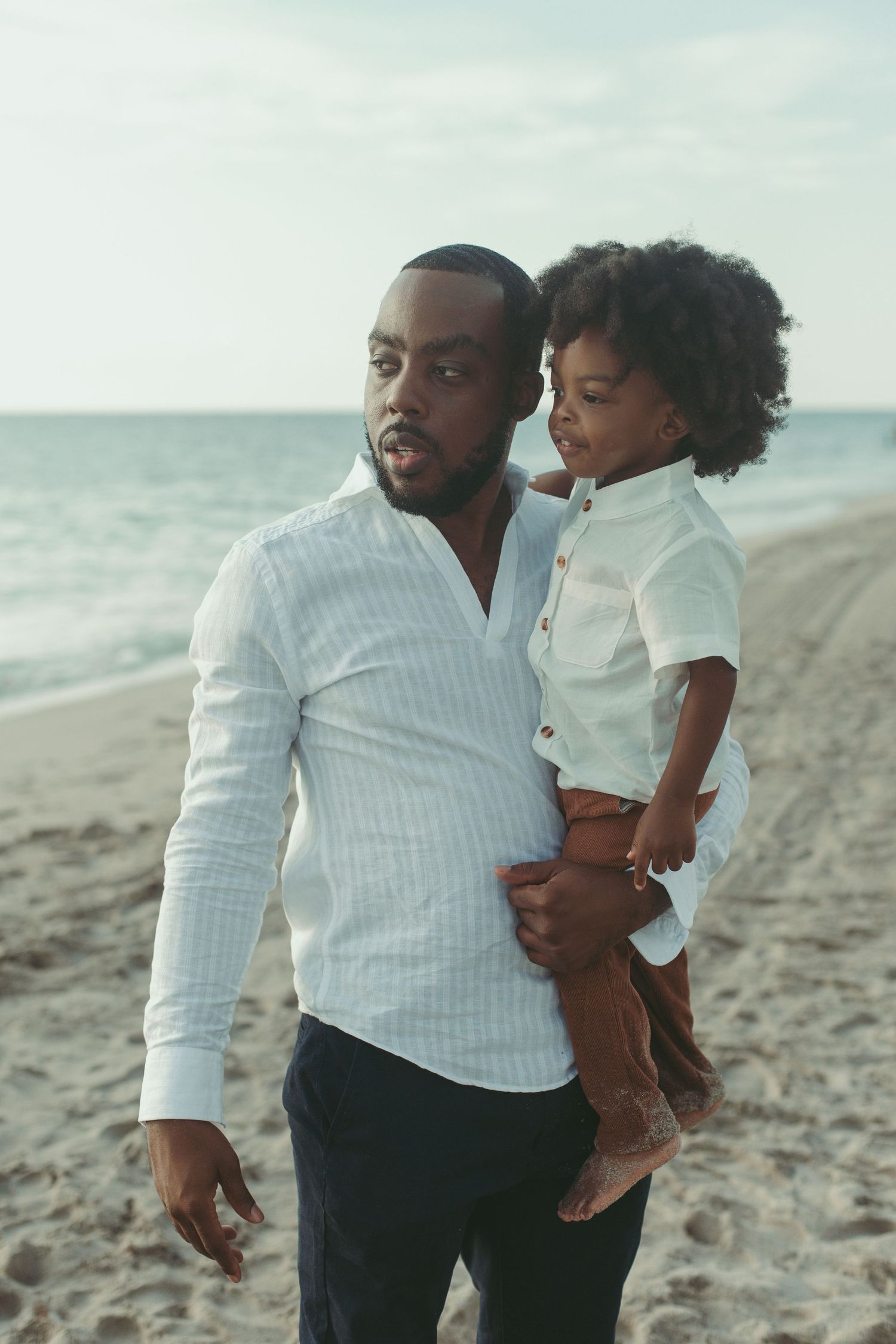 Family Photoshoot on the beach in Hollywood, FL.