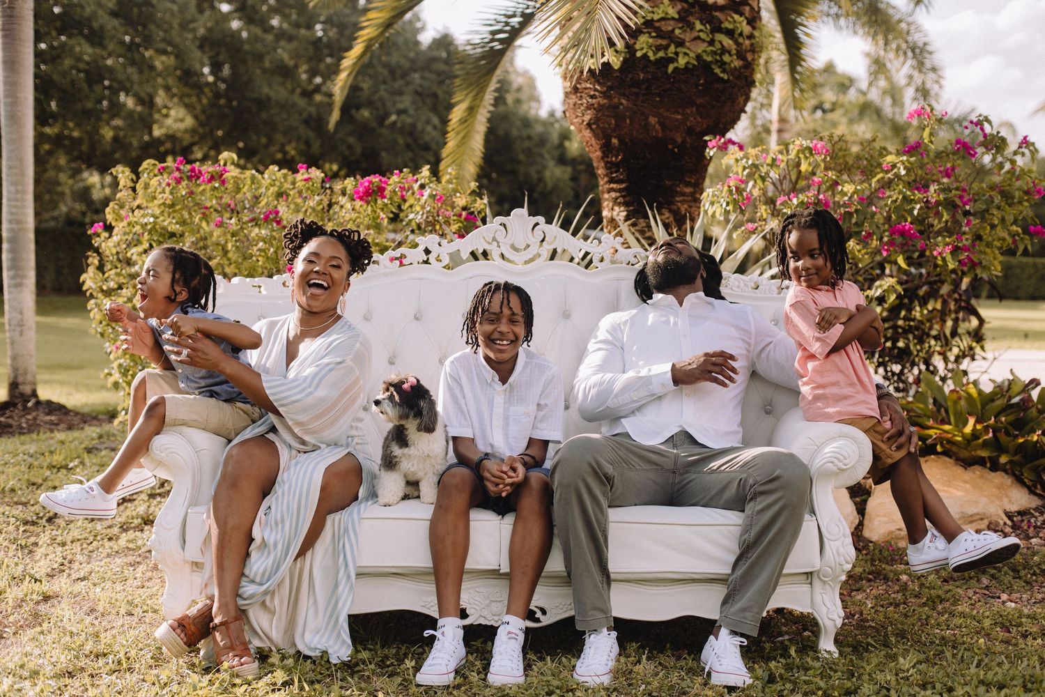 Davie family photoshoot at home