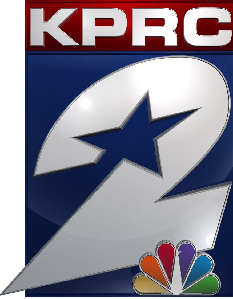 KPRC Channel 2 News Houston television station logo with NBC peacock symbol on navy blue background.
