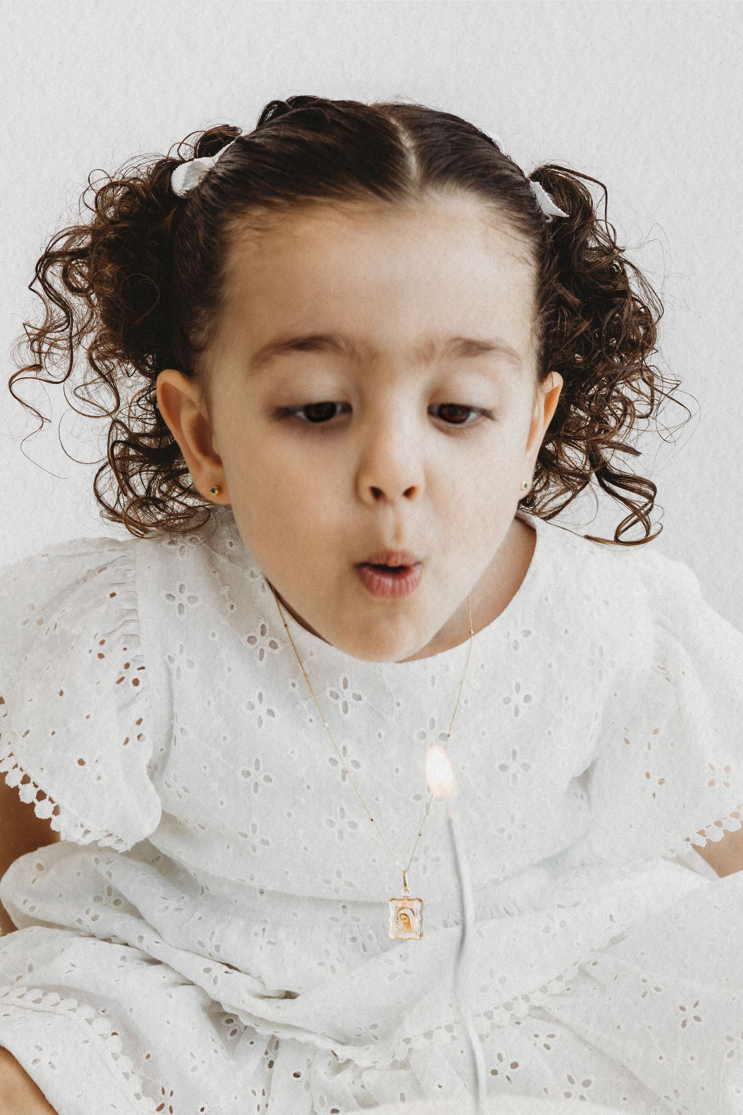 Toddler during a playful cake smash photoshoot in Dbayeh, Lebanon
