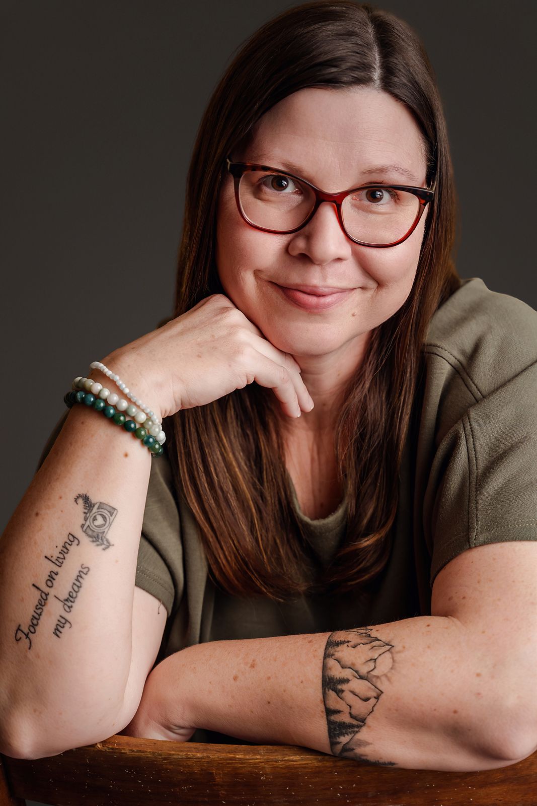 Headshot of the photographer, Kristen Feldman Photography Columbia SC Maternity Photographer.