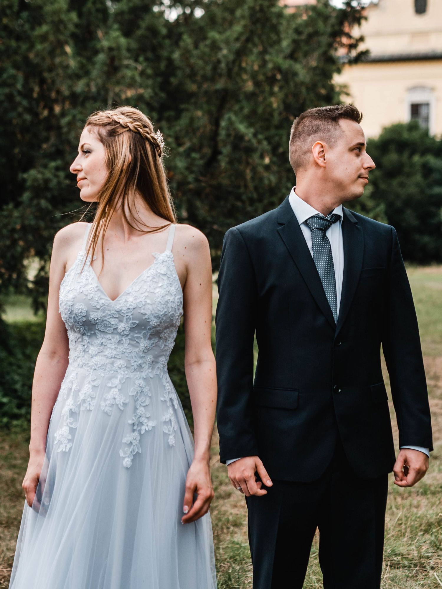 Hochzeitsfotografie Schloss Eggenberg Graz. Elegant and timeless wedding portraits in a historic Austrian castle.