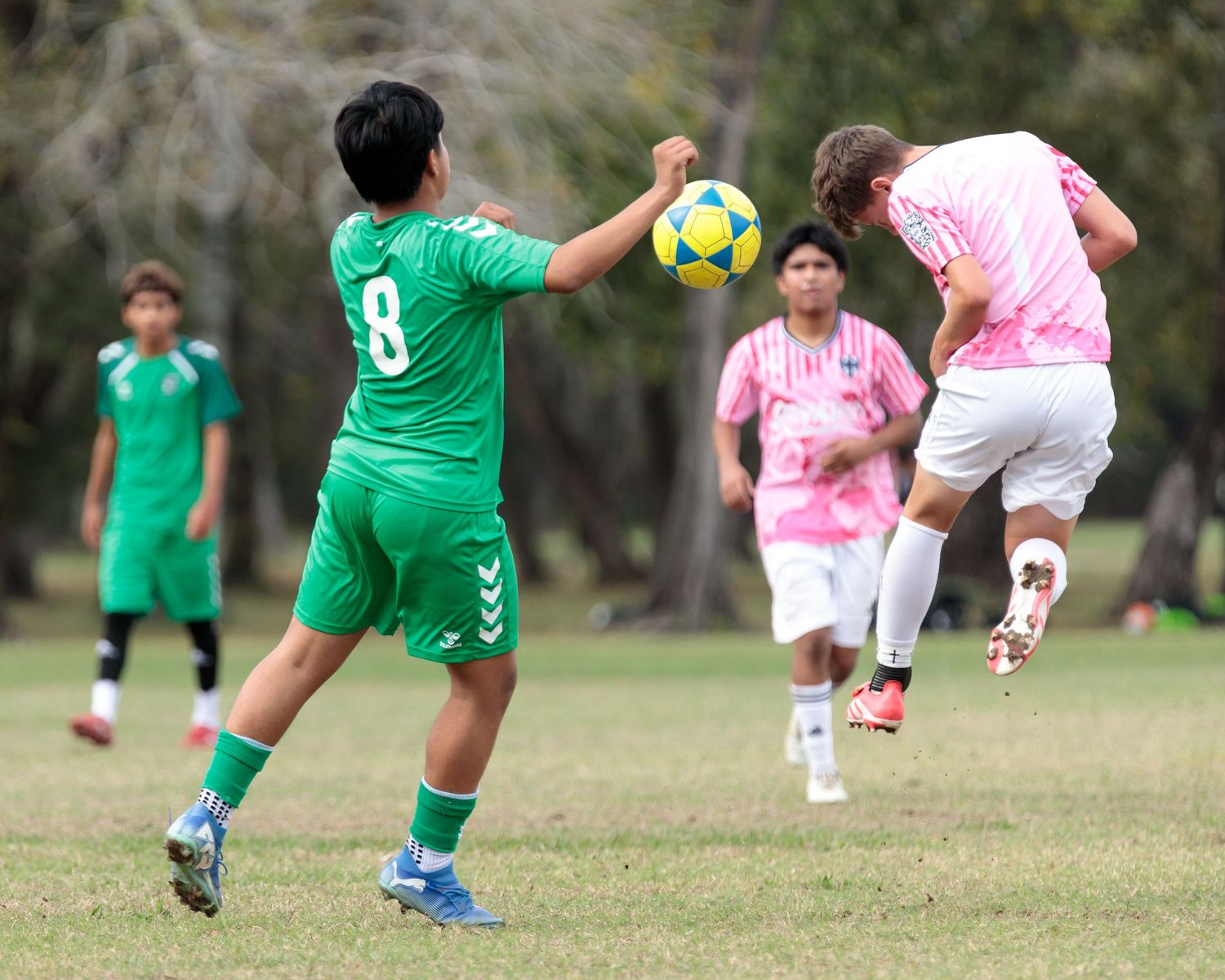 photo of high school soccer team