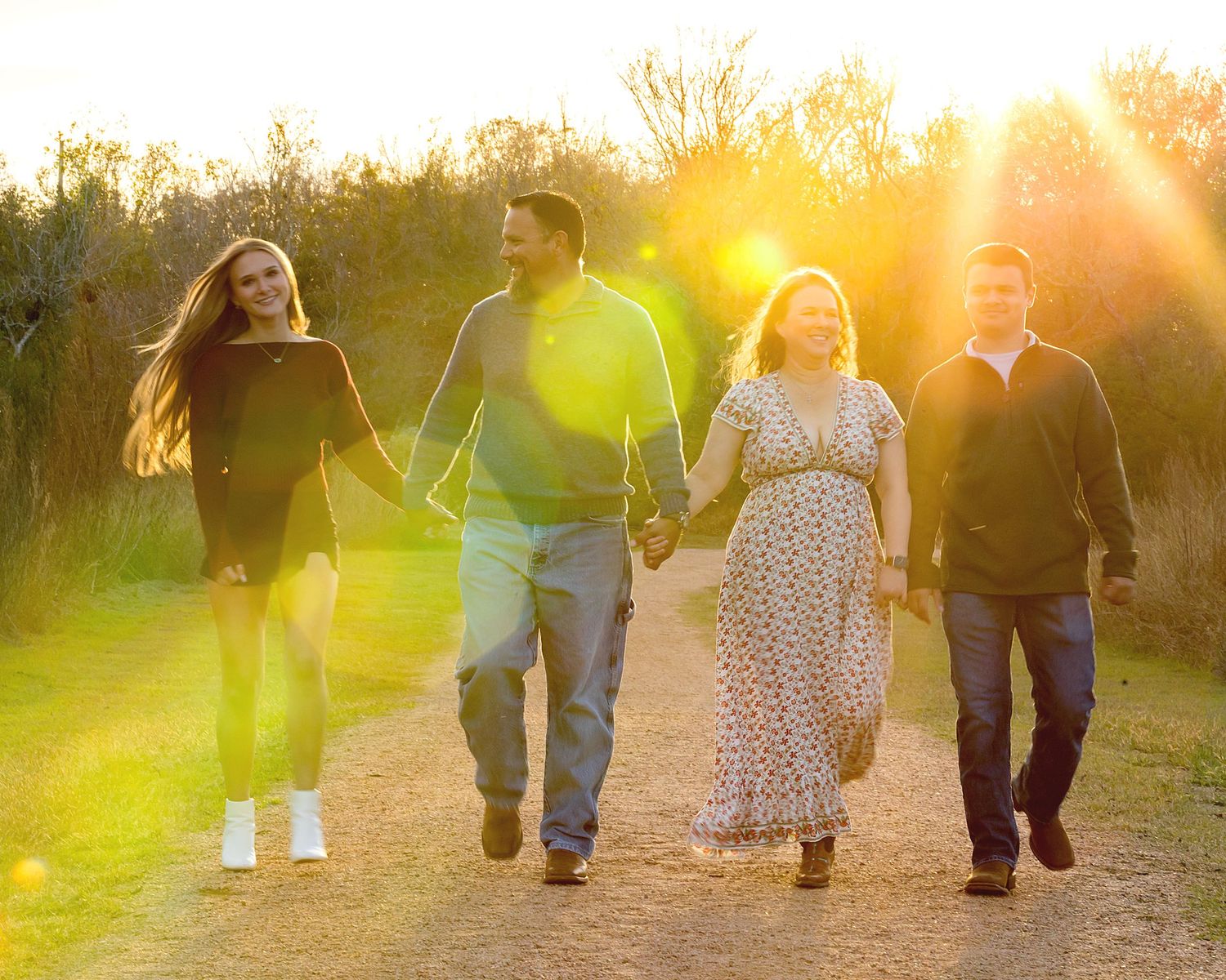 Lifestyle family portrait