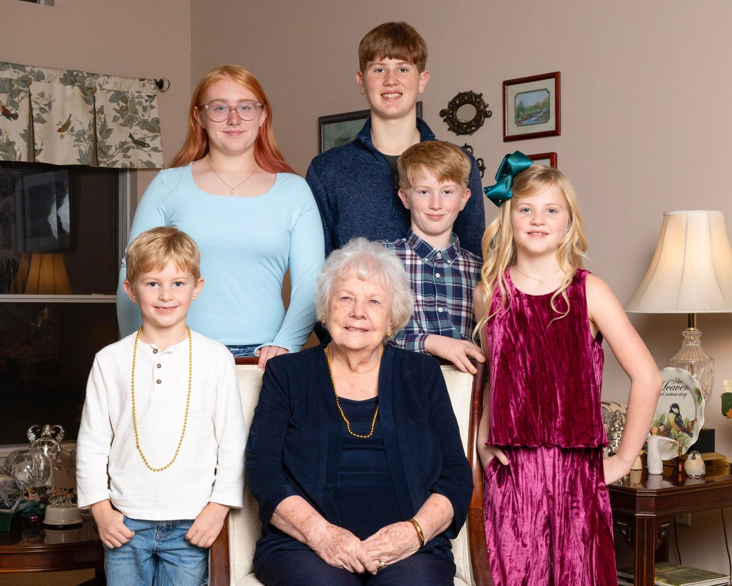 Traditional family portrait