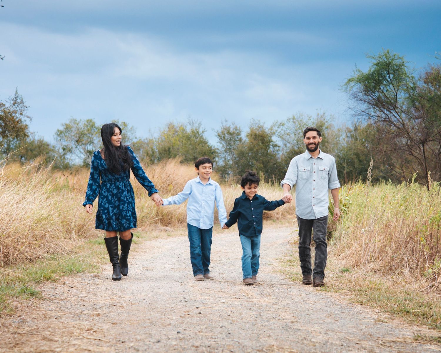 Lifestyle family portrait