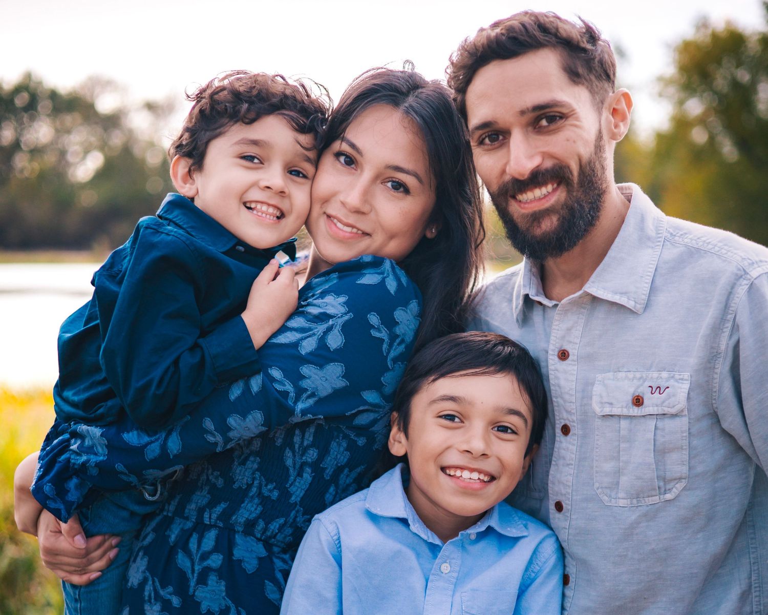 Lifestyle family portrait