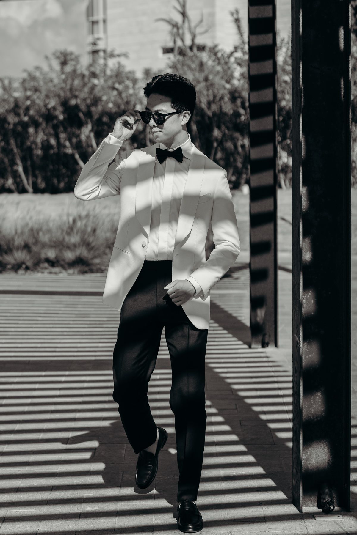 blanco y negro boda