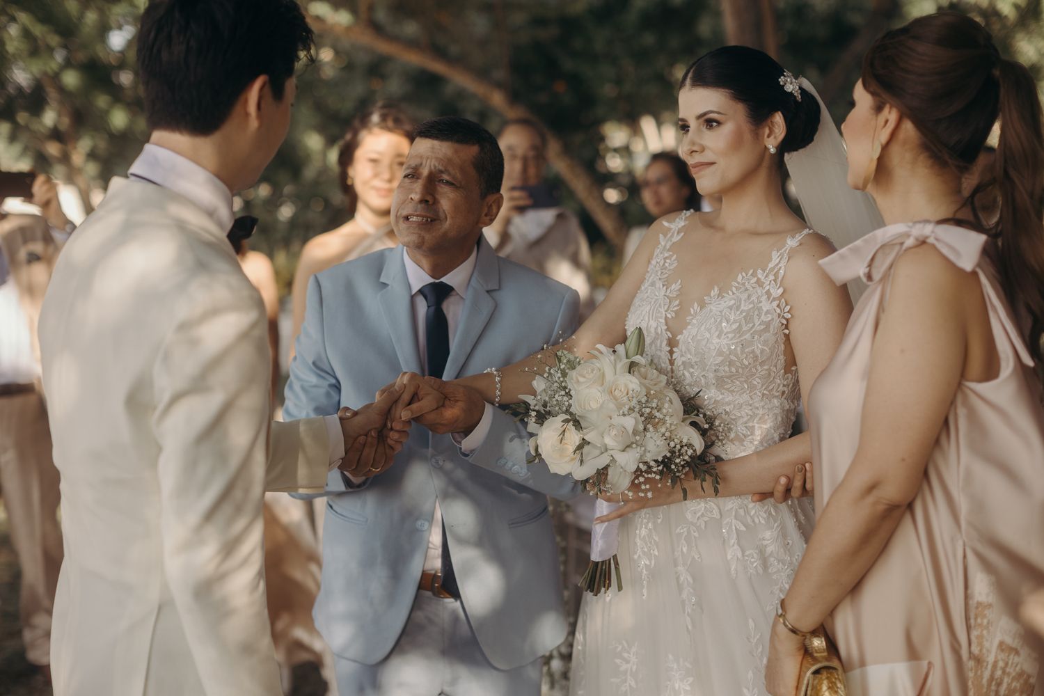 entrega de la novia