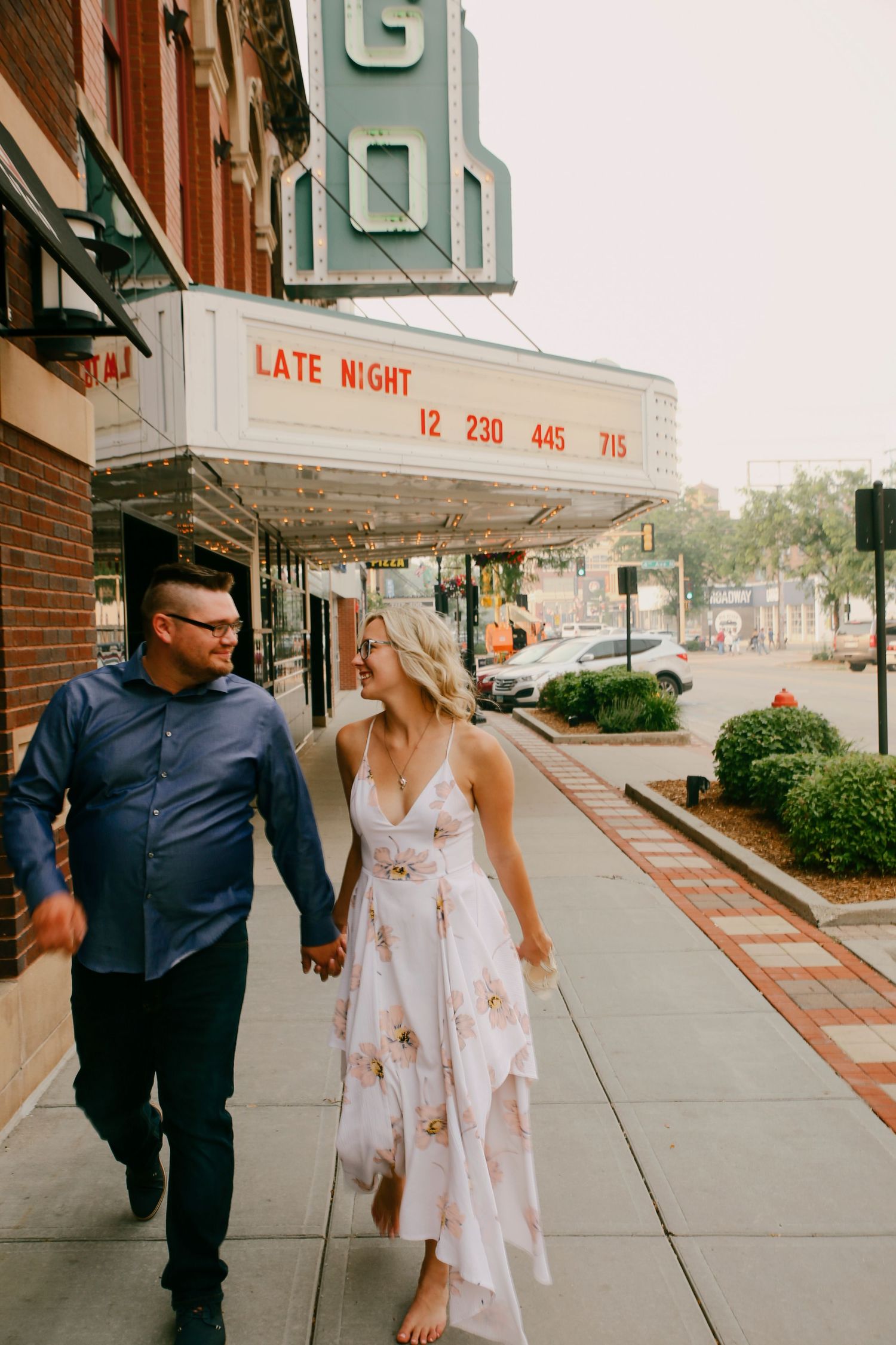 Fargo Wedding Photographer. Fargo Couple Photographer. Downtown Fargo.