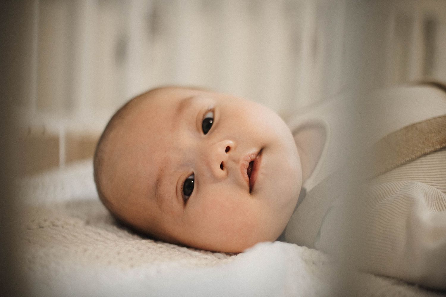 Oakville family photographer capturing real life baby smiles and moments