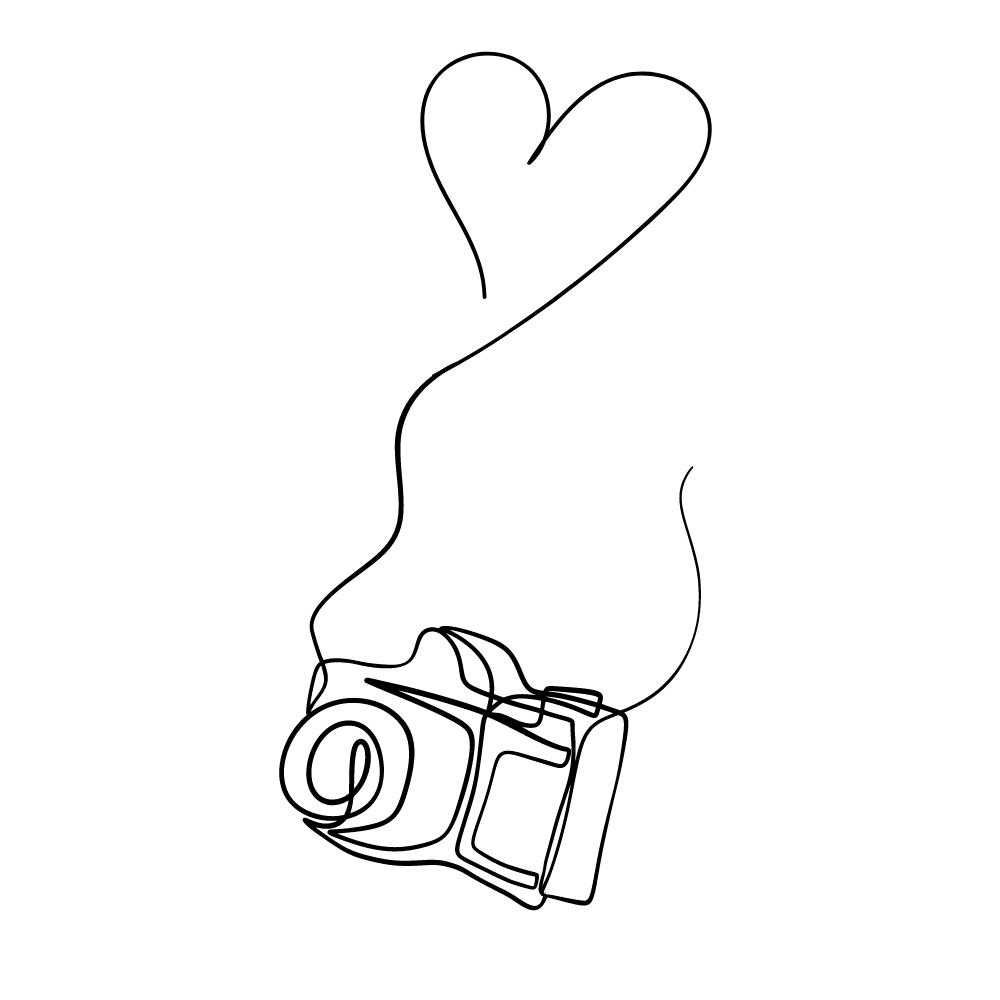Simple line drawing of a hand holding a phone with rising smoke or steam swirls above it.