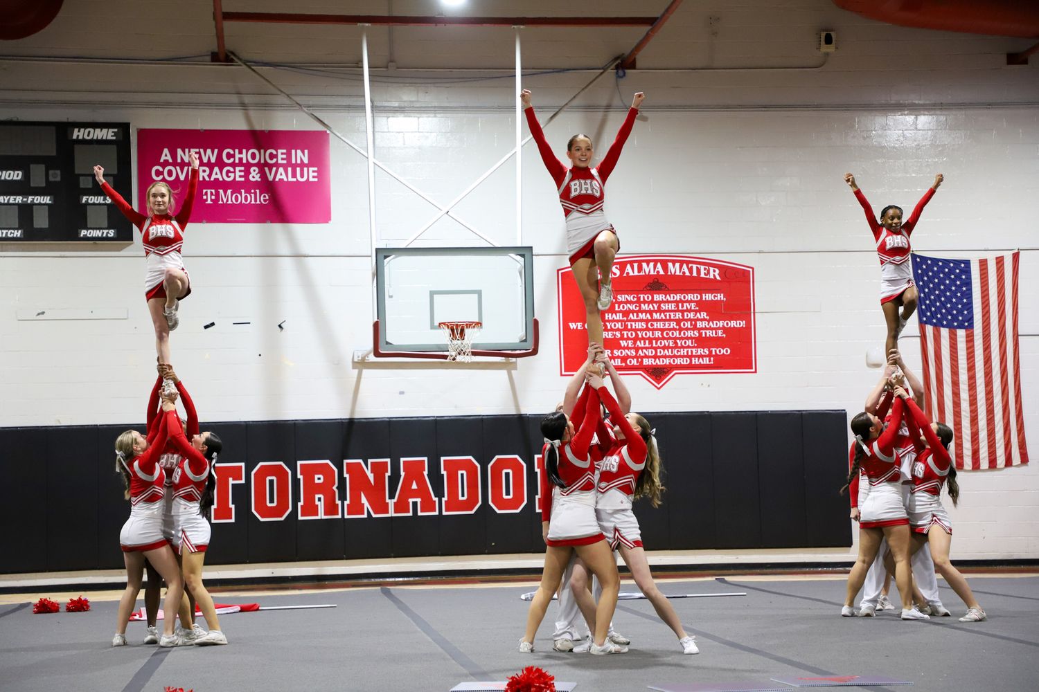 Cheer competition photography