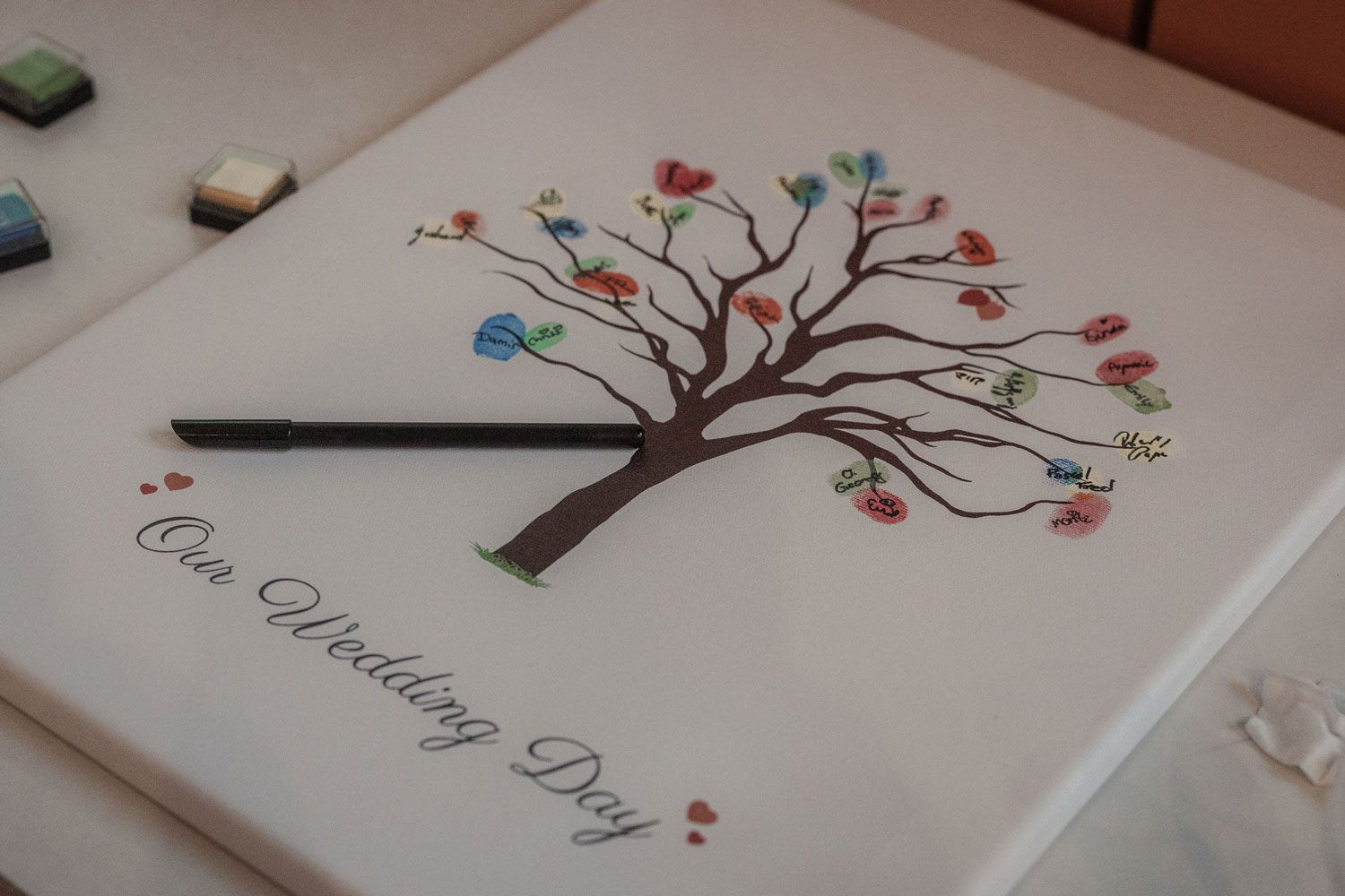 Fingerabdruck Baum von Fingerschwur Hochzeiten