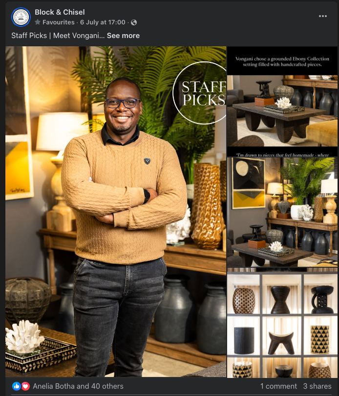 Professional furniture showroom display featuring contemporary home decor and accessories.