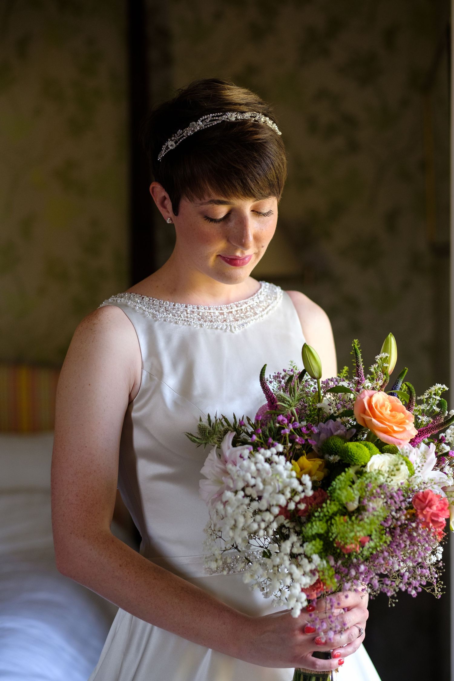 Wedding bridal portrait by Norfolk wedding photographer Chris Loneragan. Available in Norfolk, Norwich, Suffolk, Cambridge.