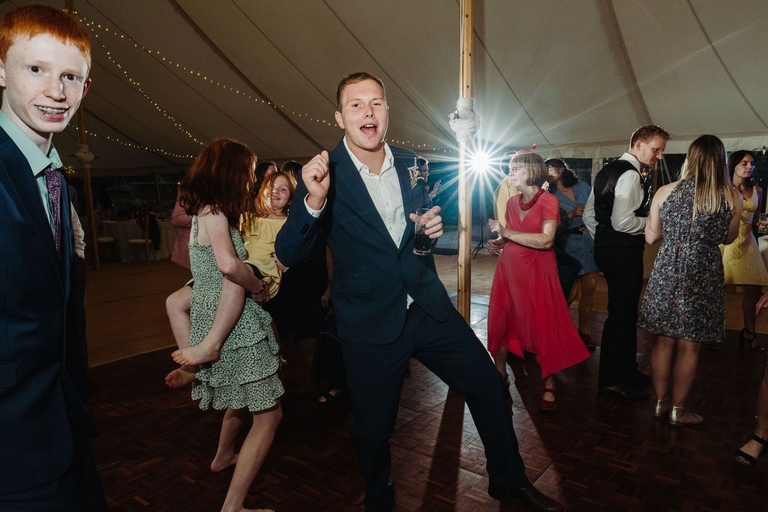 Wedding reception dancing by Norfolk wedding photographer covering Norfolk, Norwich, Suffolk, Cambridgeshire and throughout the UK.