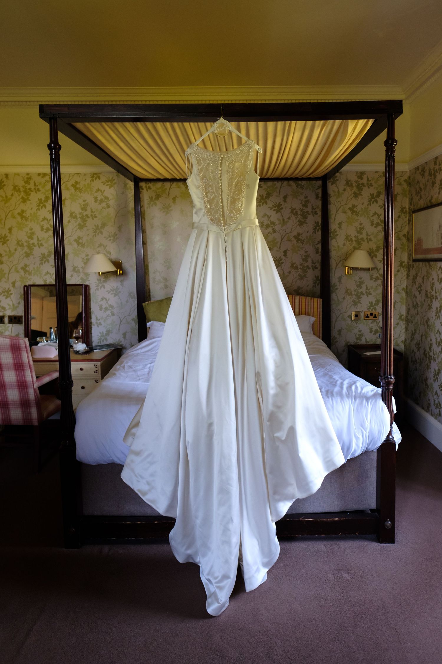 Wedding dress photography by Norfolk wedding photographer Chris Loneragan. Available in Norfolk, Norwich, Suffolk, Cambridge.
