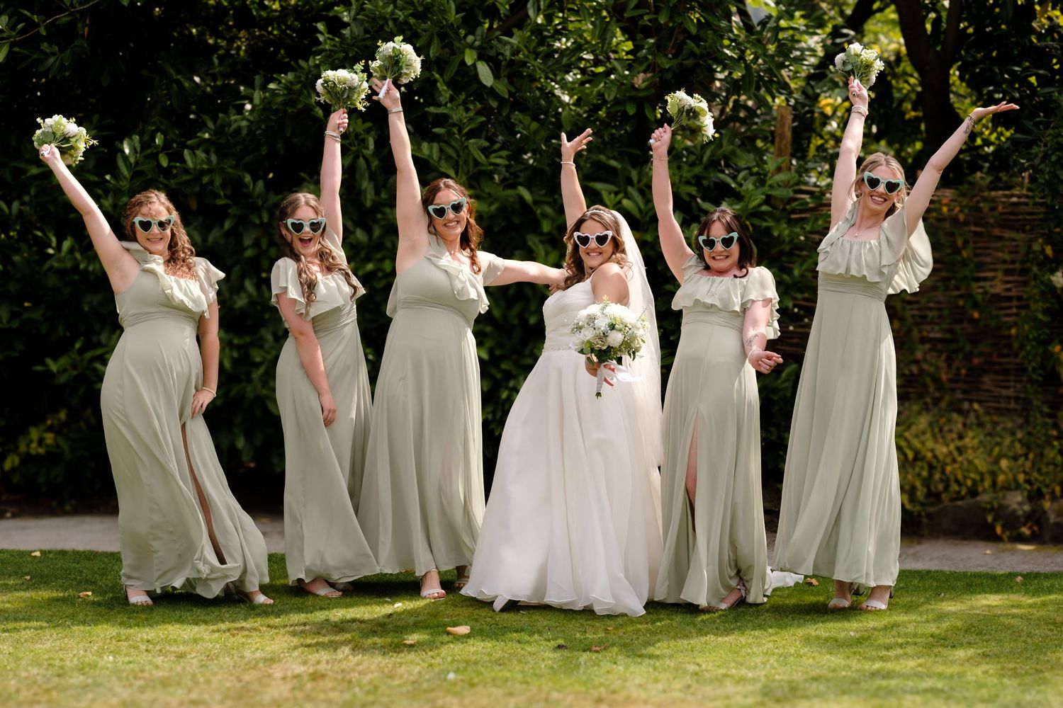 Norfolk Wedding Photographer at The Maynard Arms. Bridesmaids.