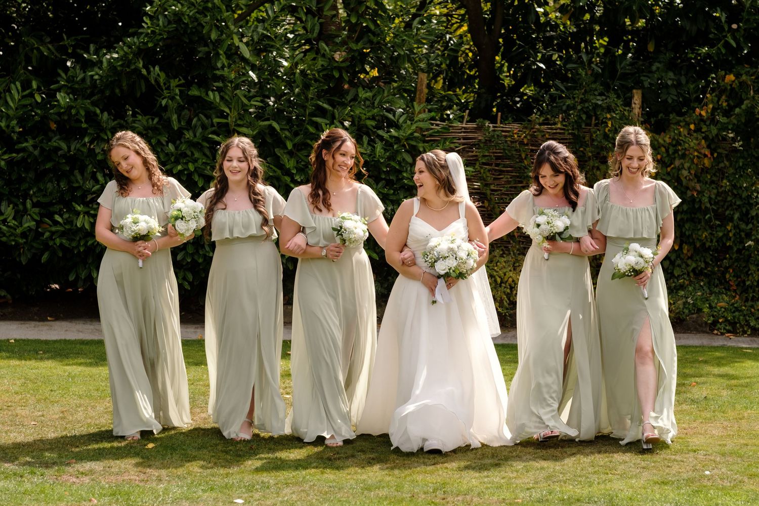 Norfolk Wedding Photographer at The Maynard Arms. Bridesmaids.