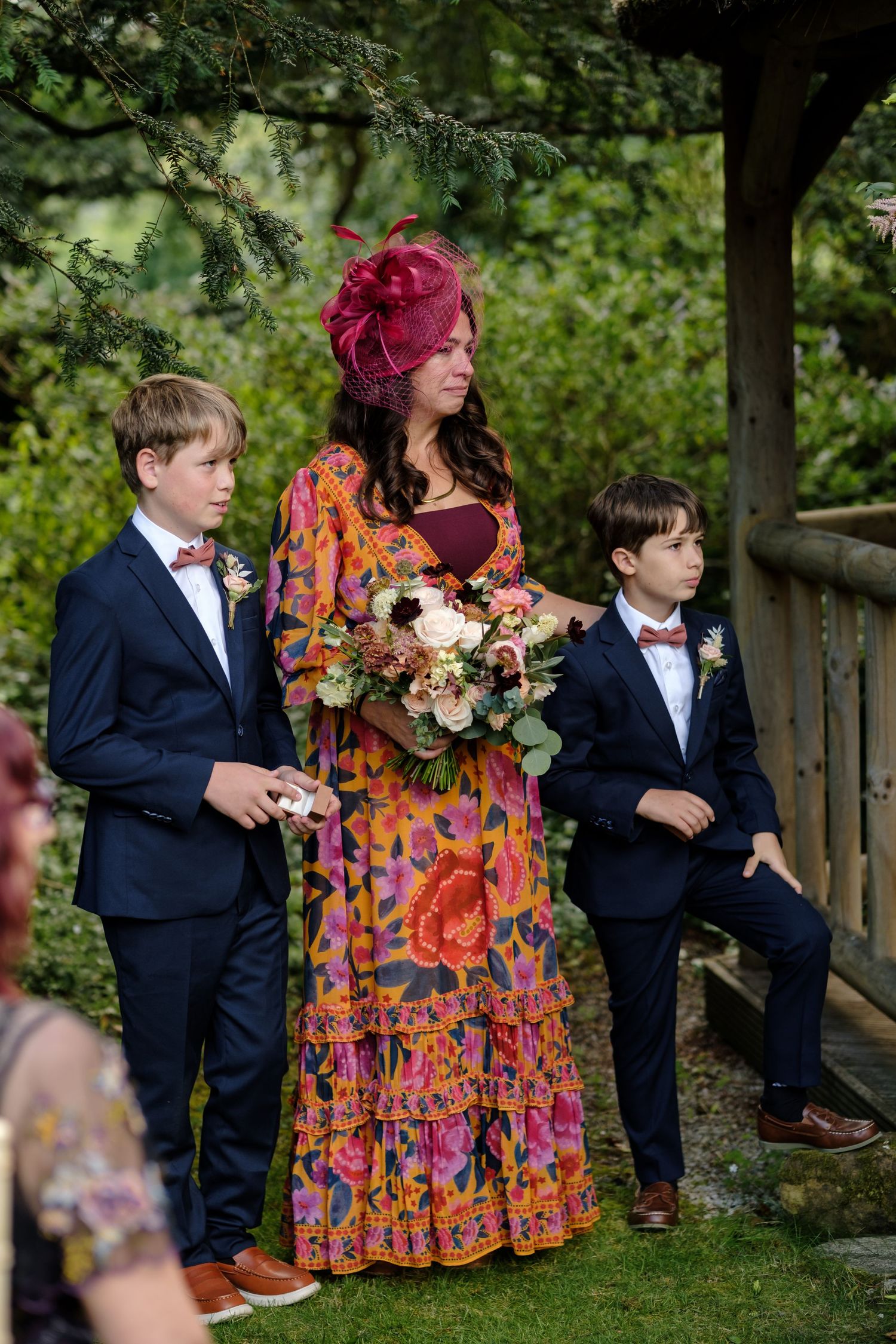 Outdoor wedding ceremony by Norfolk and Norwich wedding photographer covering Norfolk, Suffolk, Cambridgeshire, and throughout the UK.
