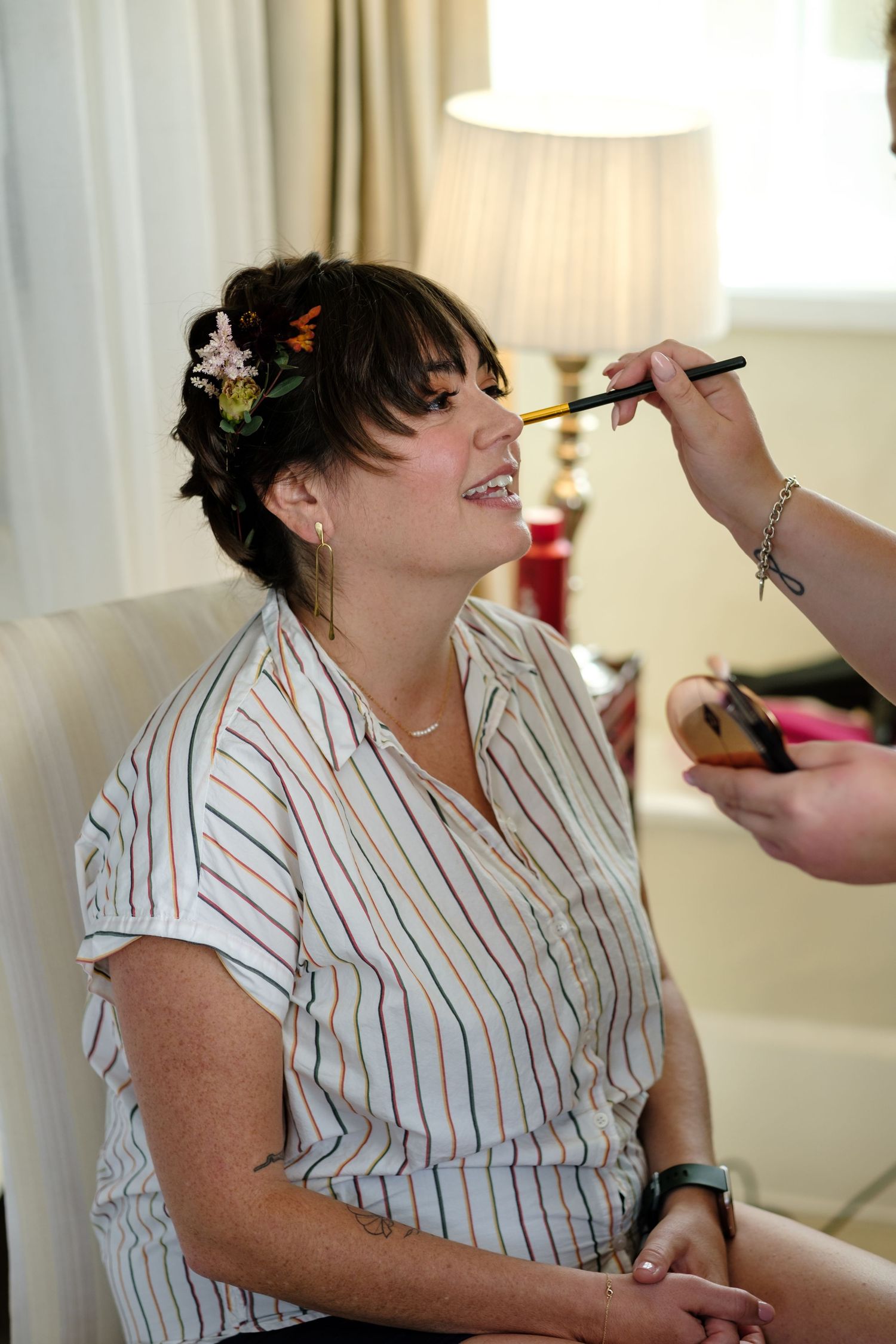 Bridal preparation images by Norfolk and Norwich wedding photographer covering Norfolk, Suffolk, Cambridgeshire, and throughout the UK.