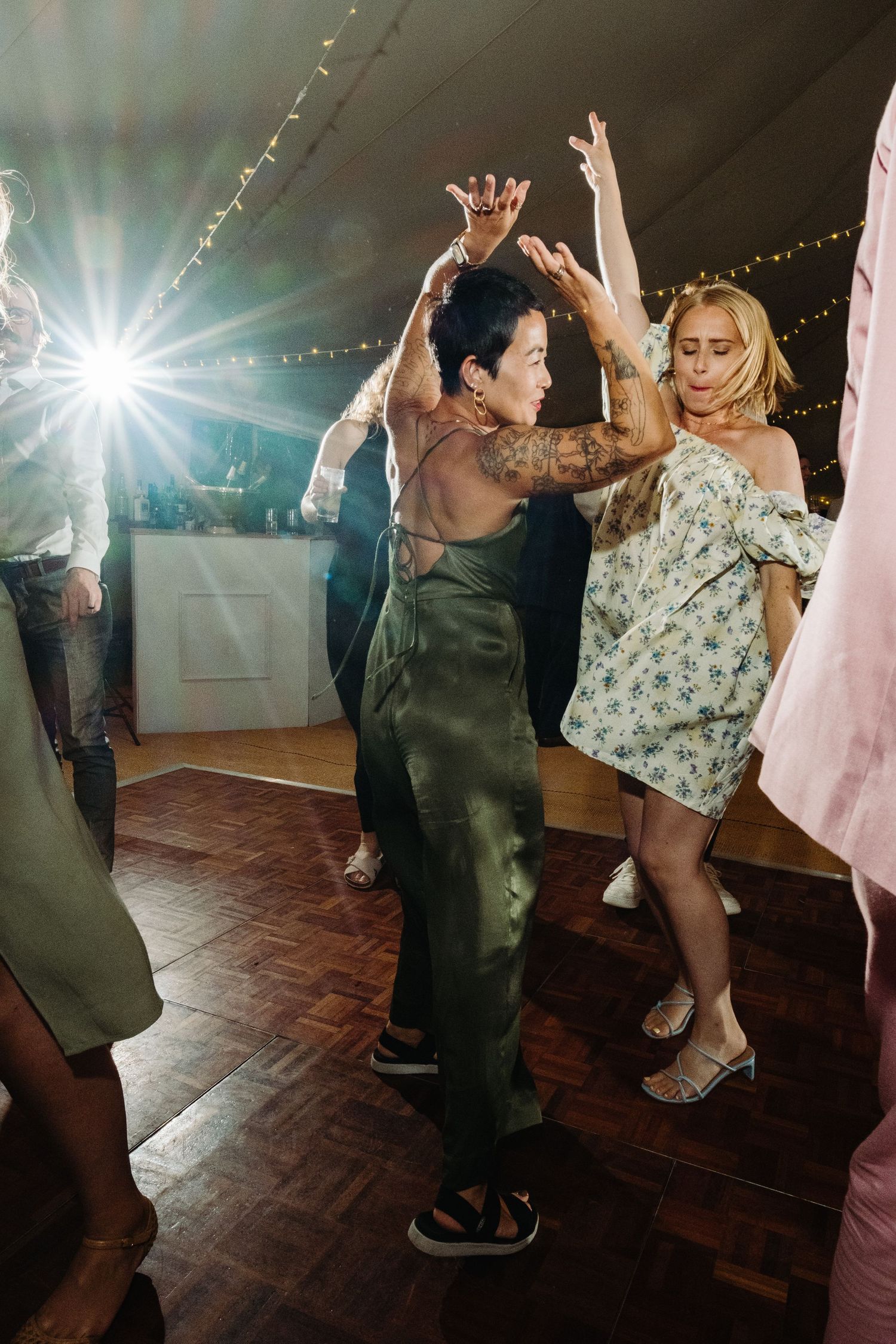 Wedding reception dancing by Norfolk wedding photographer covering Norfolk, Norwich, Suffolk, Cambridgeshire and throughout the UK.