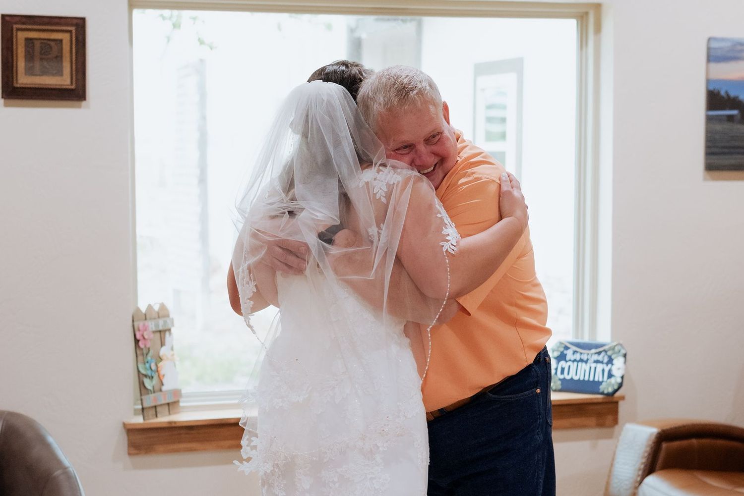 First look with dad, raw emotion