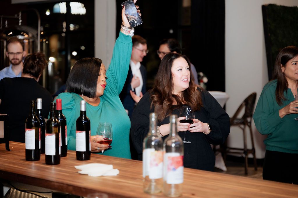 2 girls enjoying a family event at Waters Edge Winery and Event Center in Broken Arrow