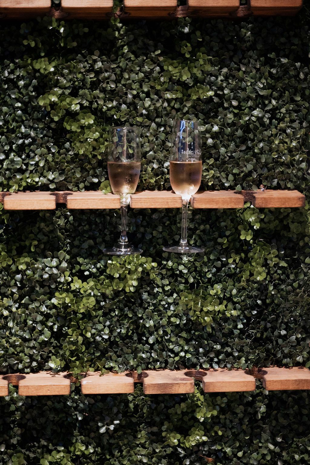 Champagne wall at Oklahoma venue taken by Tulsa event photographer