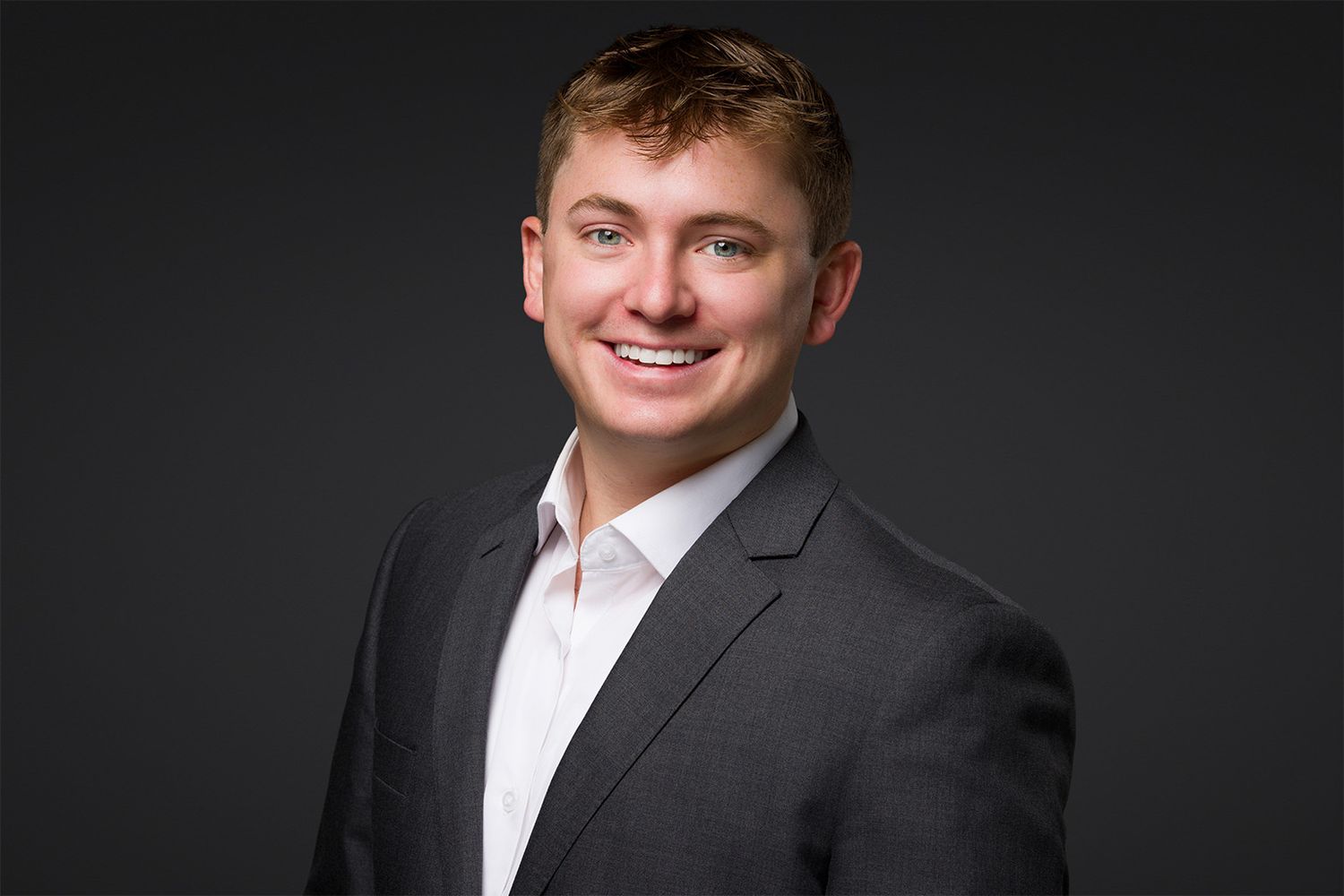 Corporate headshot of young professional, Confident Lens, Lehigh Valley team headshots. Allentown Bethlehem Easton business portraits